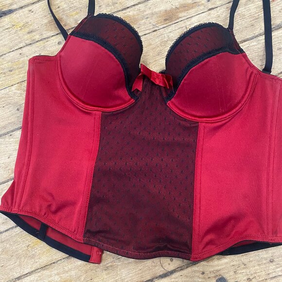Y2K Red and Black Corset Top - Picture 6 of 8